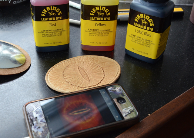 dying the eye of sauron