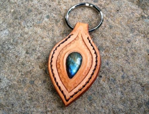 Labradorite Key Fob