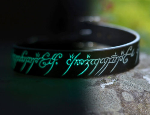 Glow in the Dark the One Ring Dog Collar